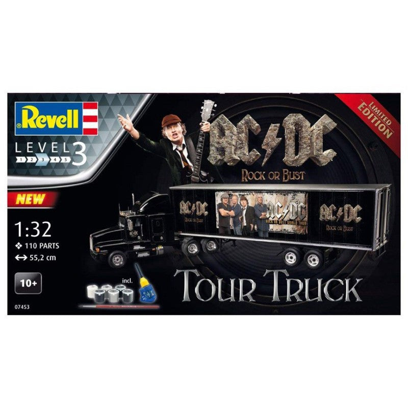 Revell 07453 1/32 AC/DC Tour Truck and Trailer Final Stock