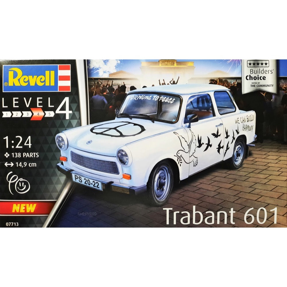 Revell 07713 1/24 Trabant 601S Builders Choice 4009803077130