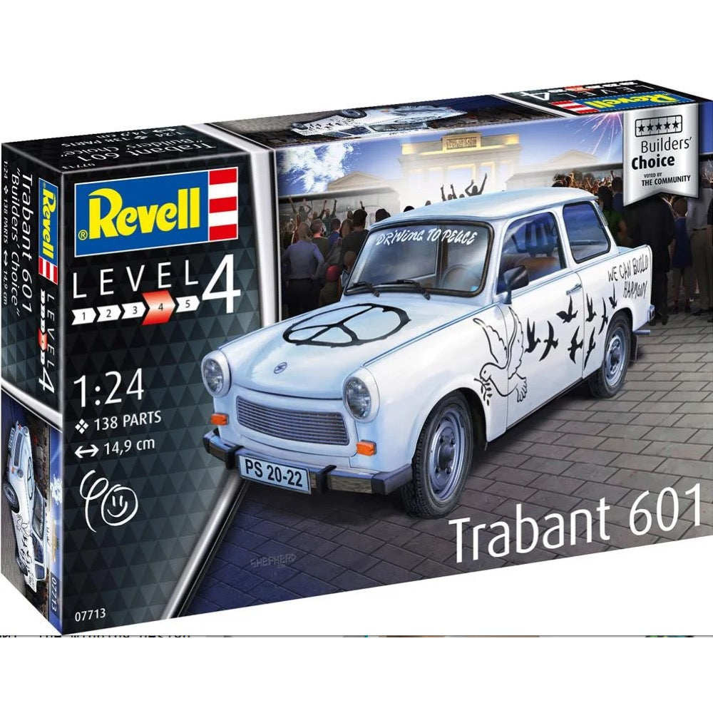 Revell 07713 1/24 Trabant 601S Builders Choice 4009803077130