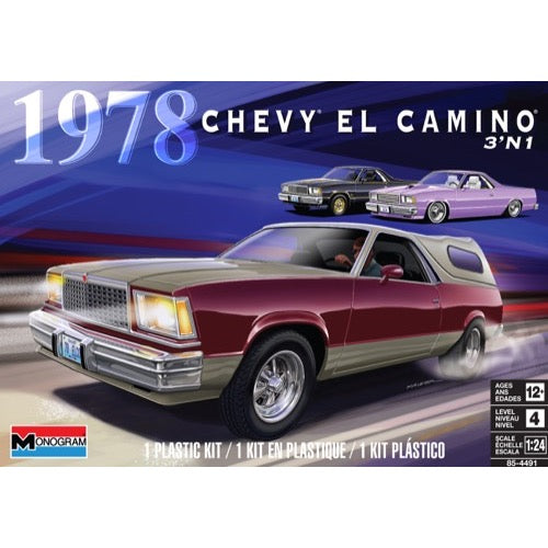 REVELL 14491 1/24 78 Chevy El Camino Plastic Model Kit