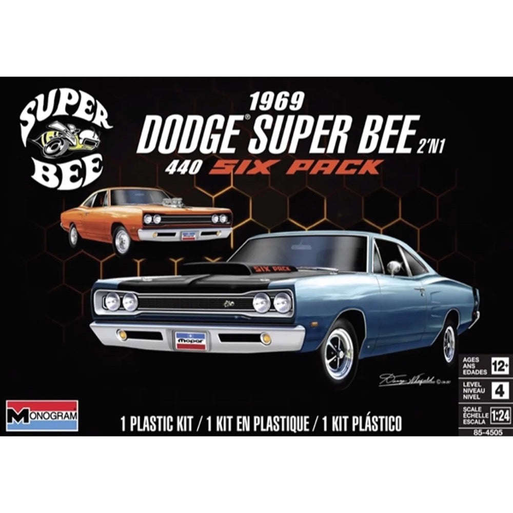 REVELL 14505 1/25 1969 Dodge Super Bee Plastic Model Kit