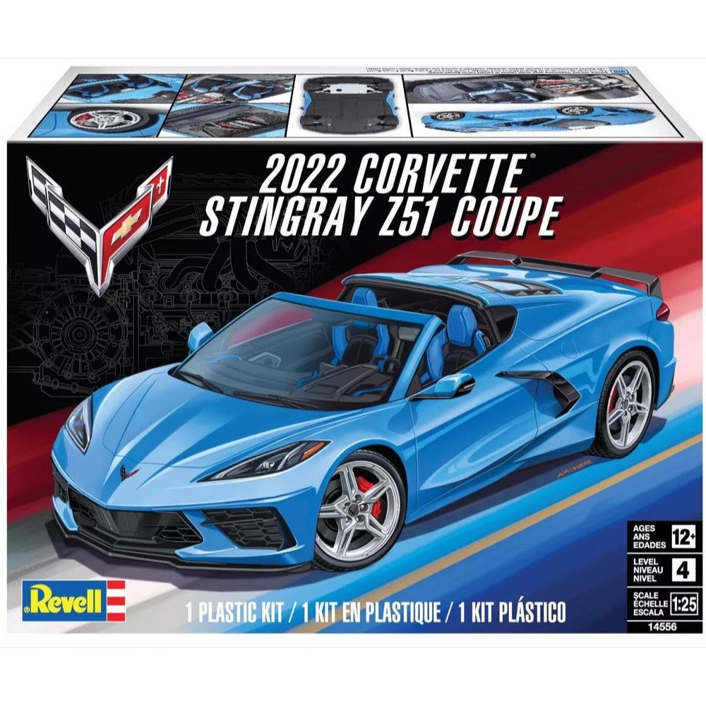 Revell 14556 1/25 2022 Corvette Stingray Z51 Coupe