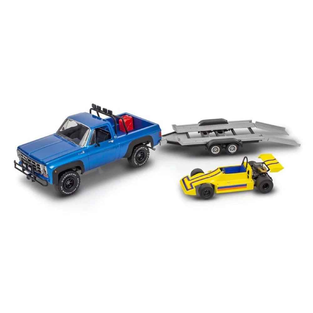 Revell 14581 1/25 78 Chevy 4X4 Pickup + Malibu Gp Virage And Trailer