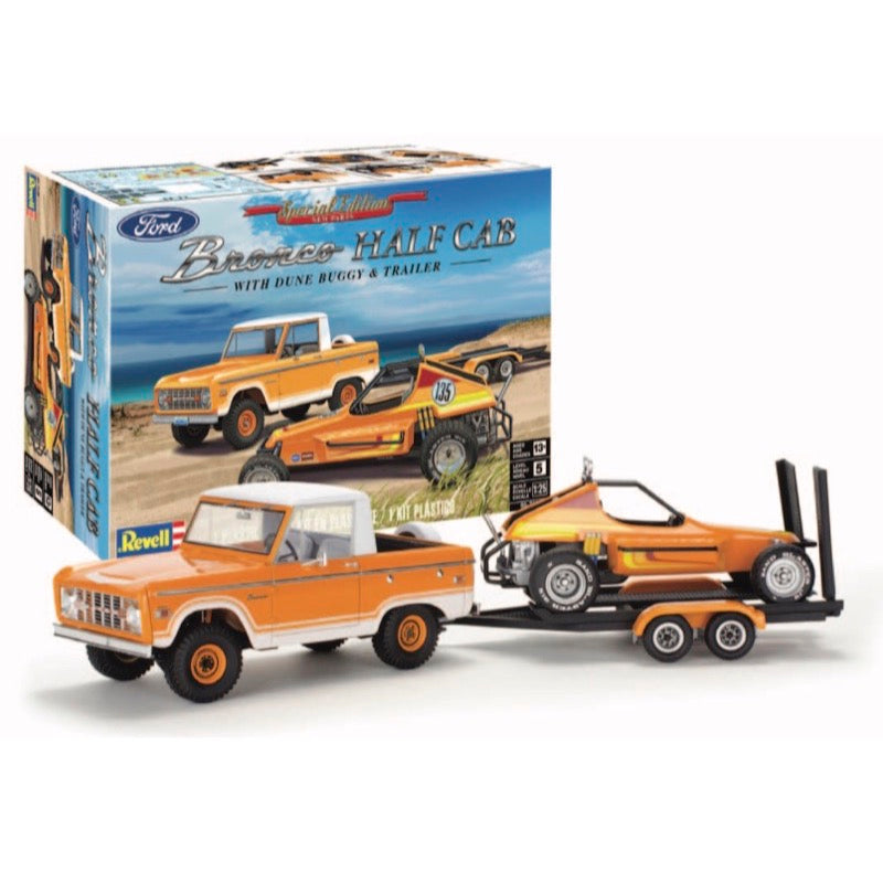 Revell 17228 1/24 Ford Bronco Half Cab - Sandman II Plastic Model Kit
