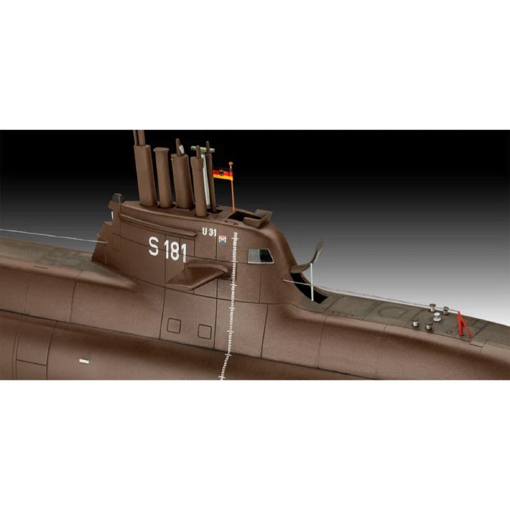 Revell 1/144 70 Years Bundeswehr: Wilhelm Bauer, Type 206A, Class 2