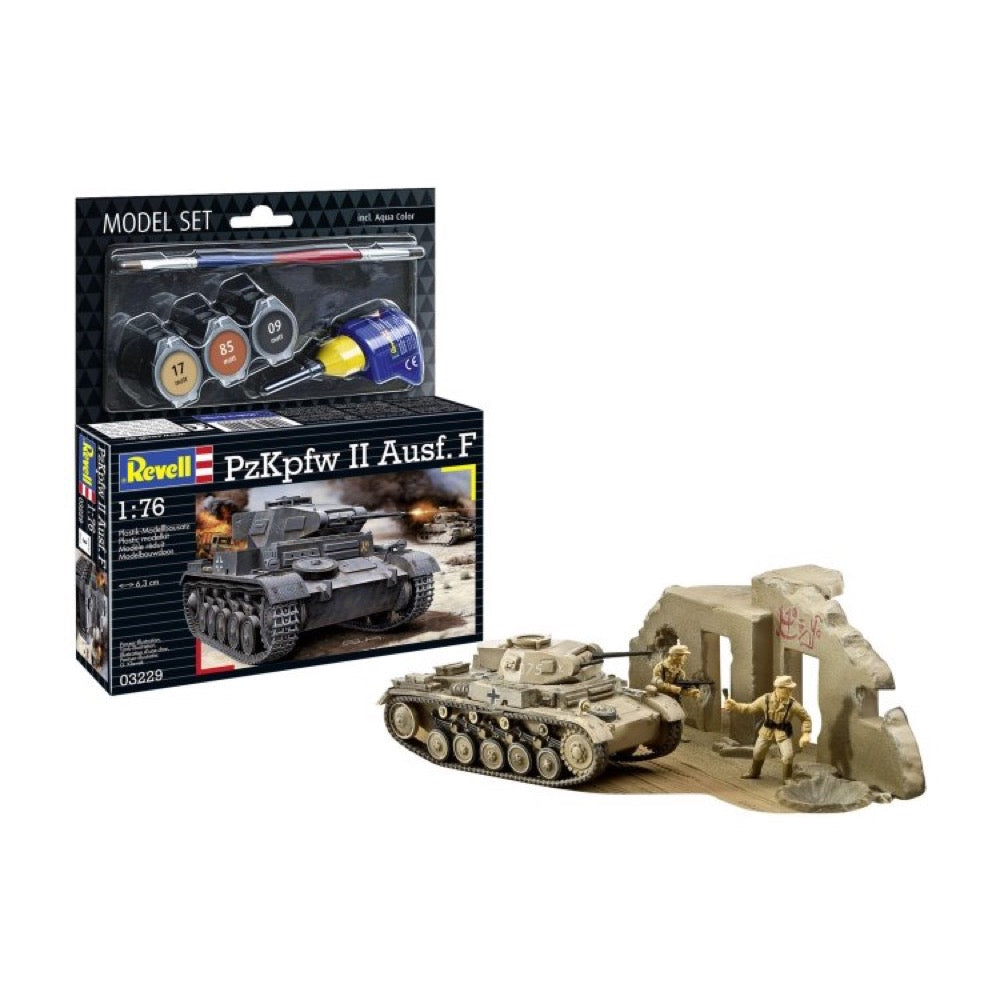 Revell 63229 1/76 PzKpfw II Ausf.F Model Kit Set 4009803263229