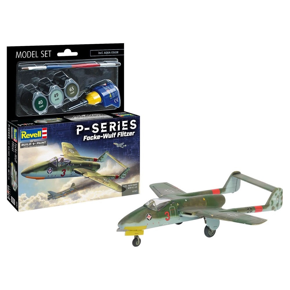 Revell 63761 1/72 Focke-Wulf TL Jager Flitzer P-Series Model Set