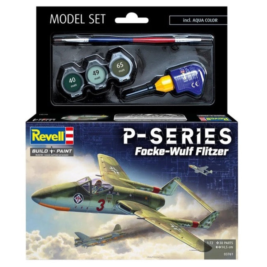 Revell 63761 1/72 Focke-Wulf TL Jager Flitzer P-Series Model Set