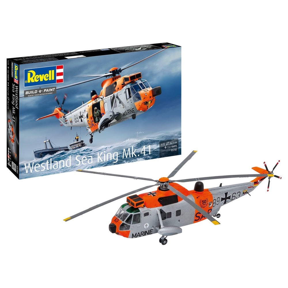Revell 063785 1/72 Westland Sea King Mk. 41 Model Set