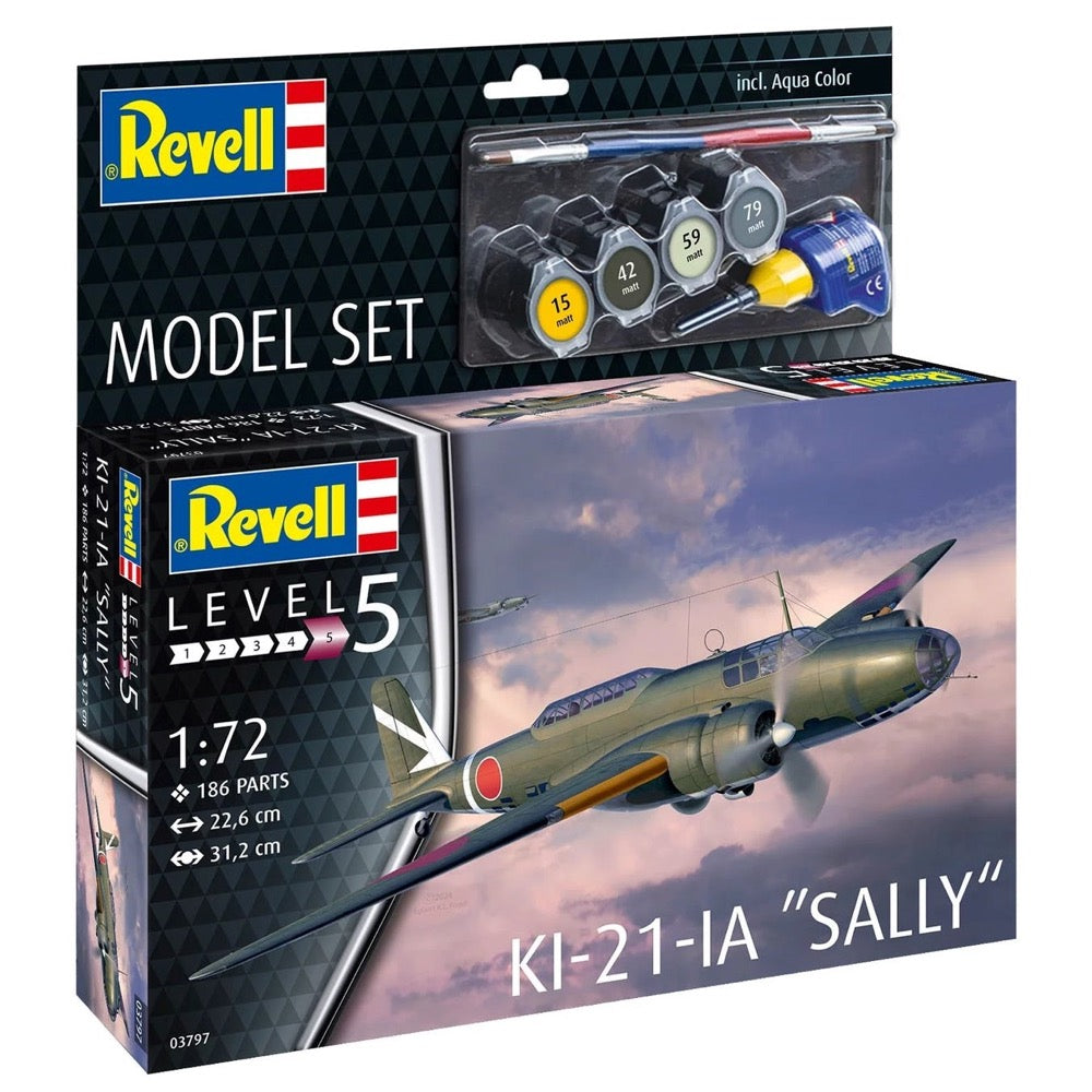 Revell 1/72 Ki-21-Ia Sally Model Set