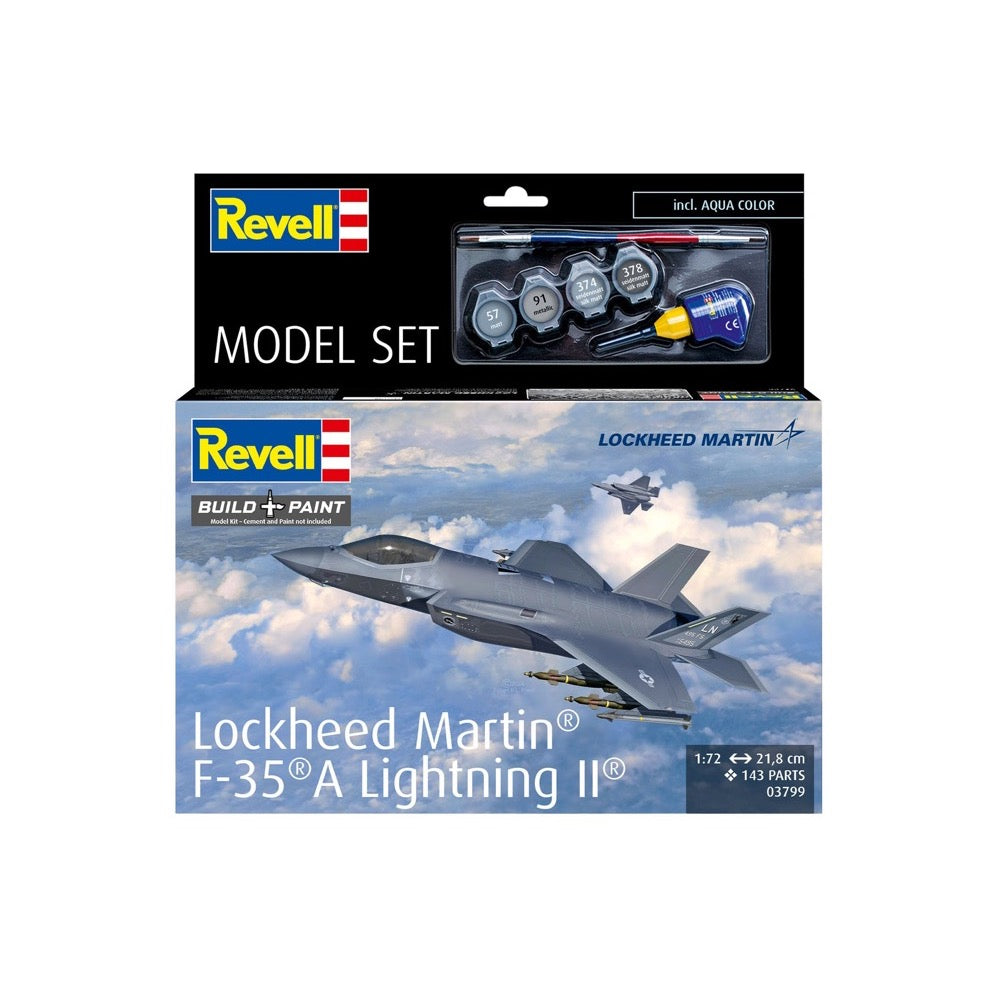 Revell 1/72 Lockheed Martin F-35A Lightning II Model Set