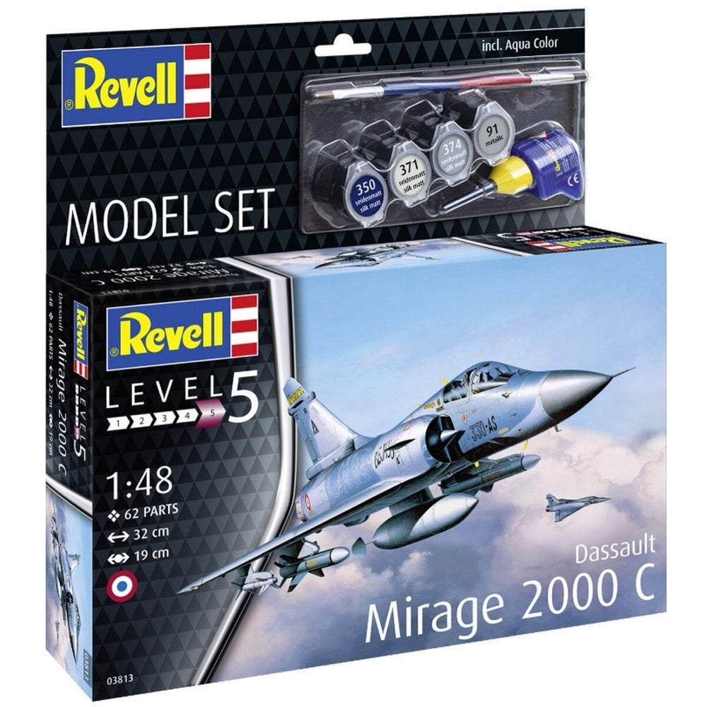 Revell 63813 1/48 Dassault Mirage 2000C Model Kit Set