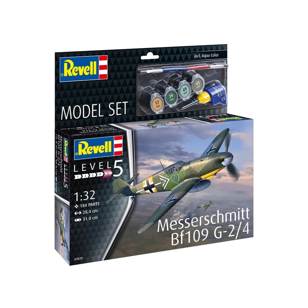 Revell 63829 1/32 Messerschmitt Bf109 G-2/4 Model Kit Set