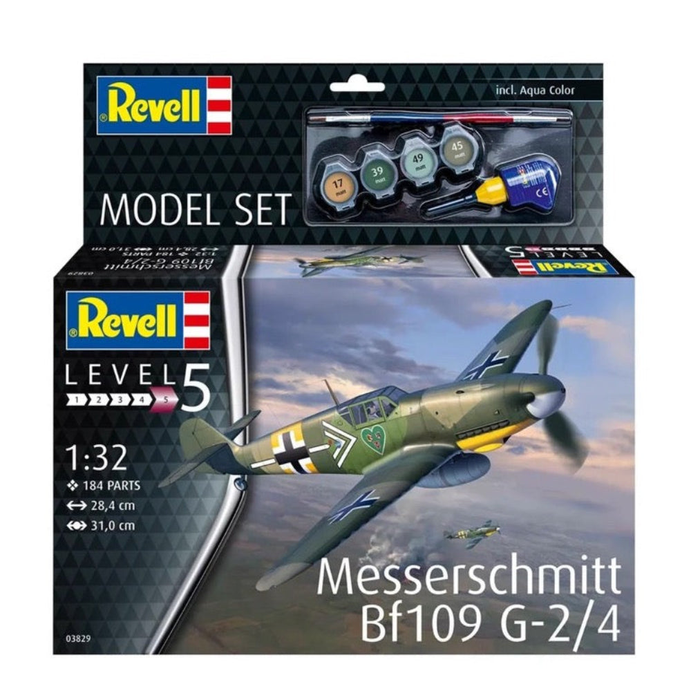 Revell 63829 1/32 Messerschmitt Bf109 G-2/4 Model Kit Set
