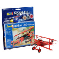 Revell 64116 1/72 Fokker Dr.1 Triplane Starter Set