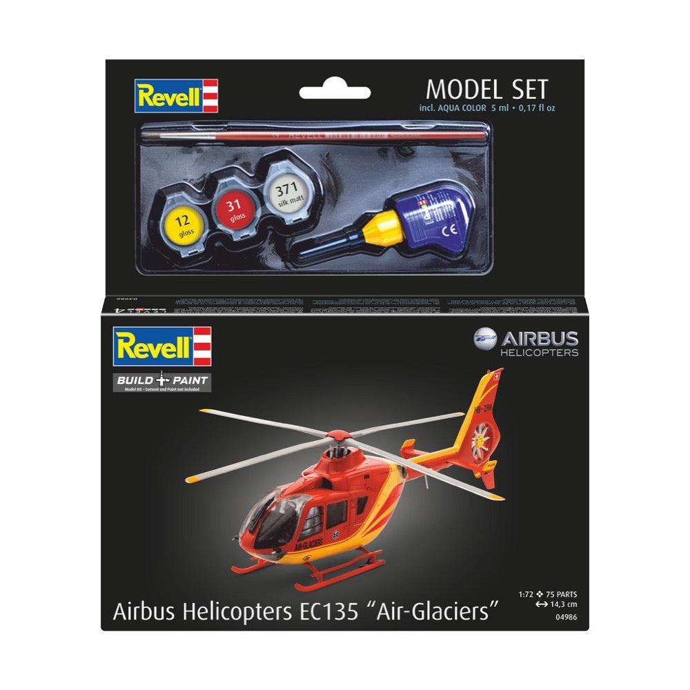 Revell 1/72 EC135 Air-Glaciers Model Set