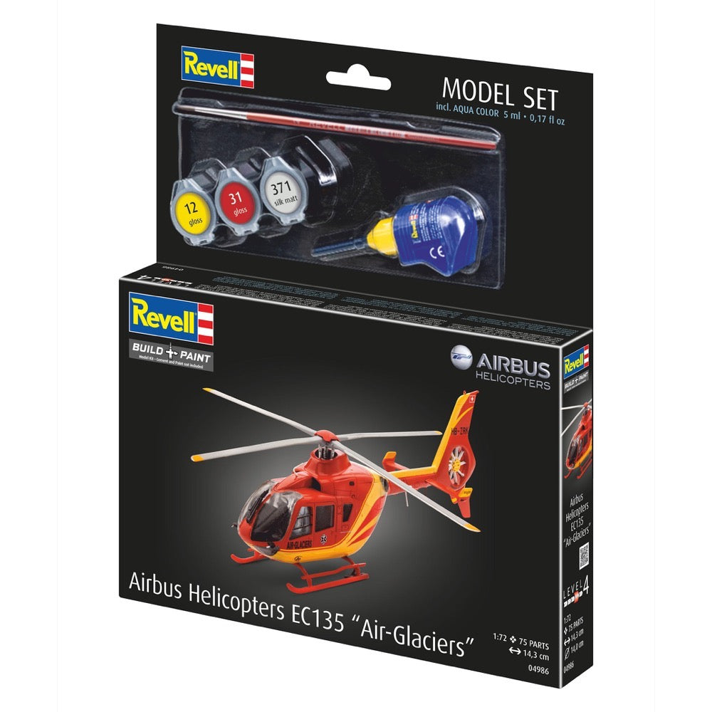 Revell 1/72 EC135 Air-Glaciers Model Set