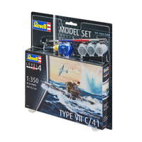 Revell 1/350 German Submarine Type VII C/41 Model Set