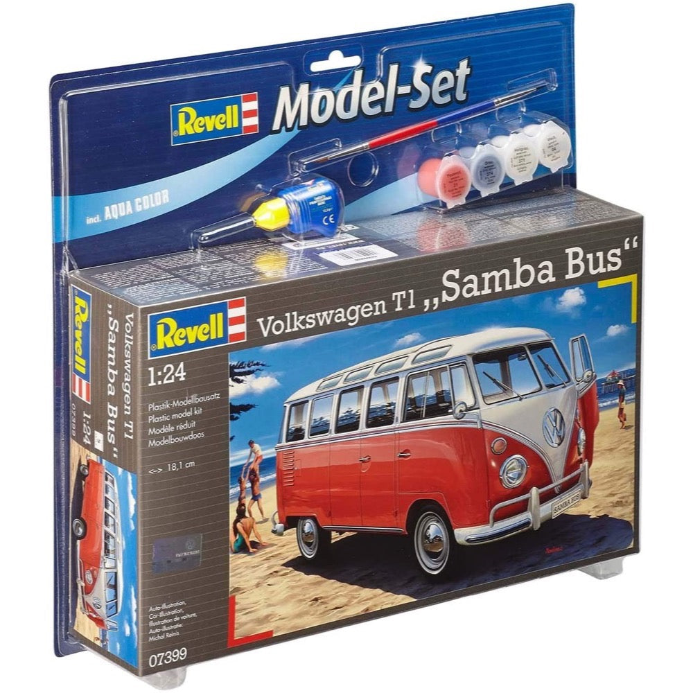 Revell 67399 1/24 VW T1 Samba Bus Starter Set