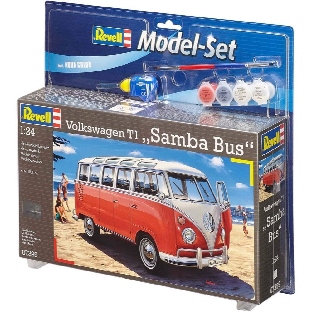 Revell 67399 1/24 VW T1 Samba Bus Starter Set