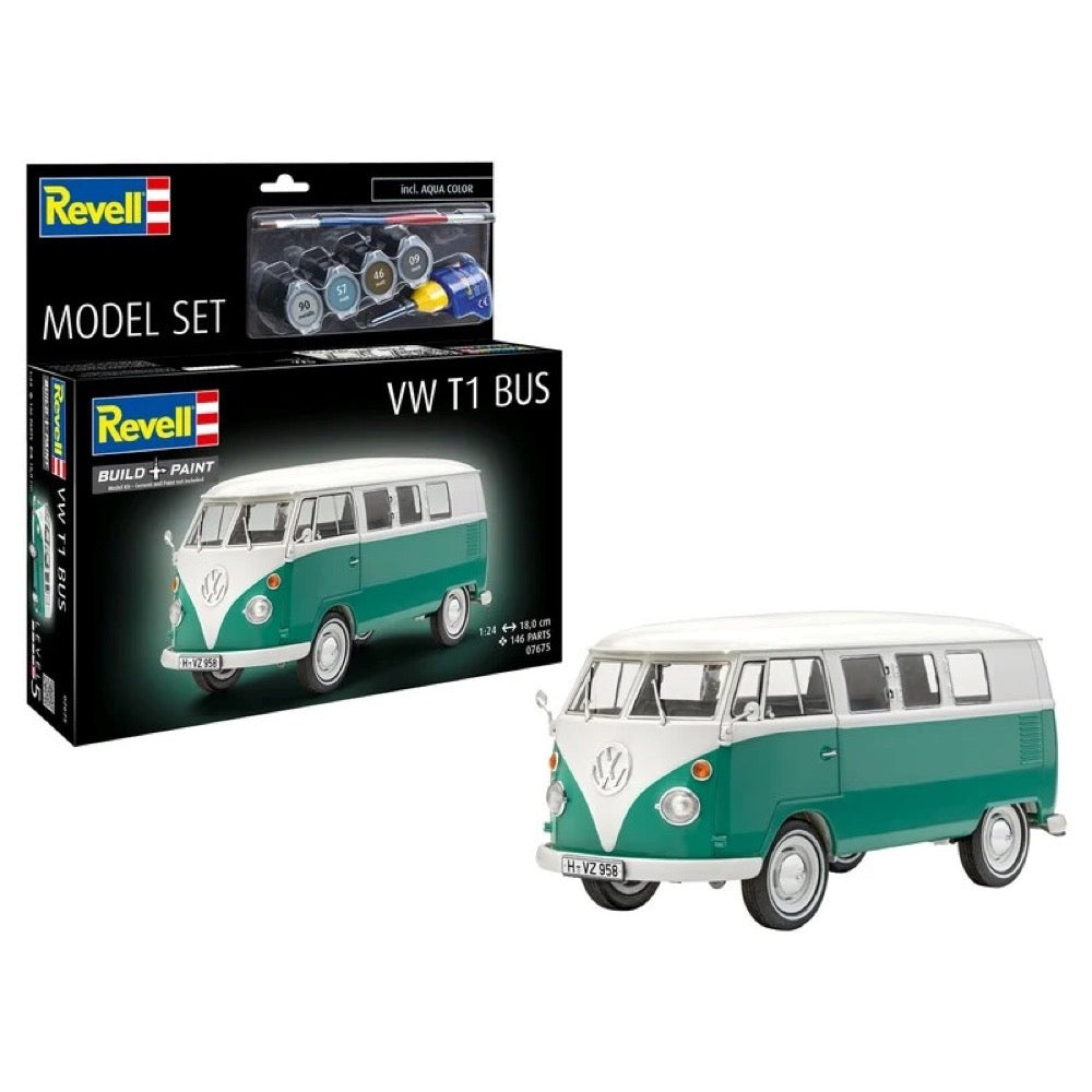 Revell 1/24 Volkswagen T1 Bus Model Set