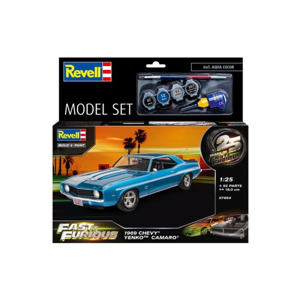 Revell 67694 1/25 F&F 1969 Chevy Camaro Yenko Model Set