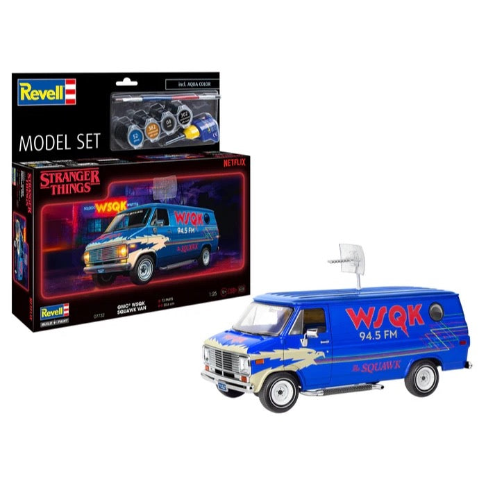 Revell 067732 1/25 Stranger Things Car Model Set