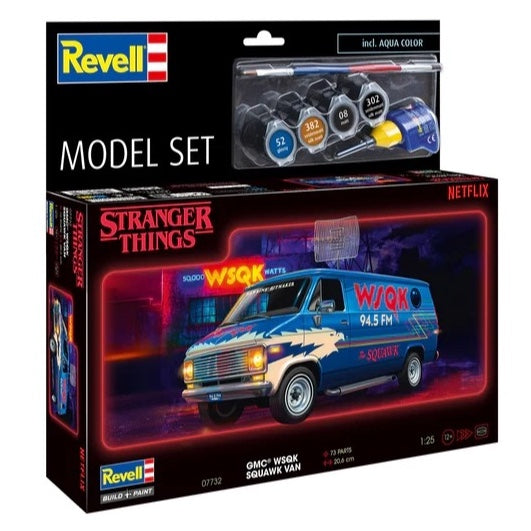 Revell 067732 1/25 Stranger Things Car Model Set