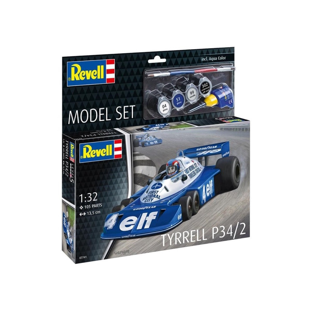 Revell 67741 1/32 Tyrrel P34/2 6-Wheeler Model Kit Set