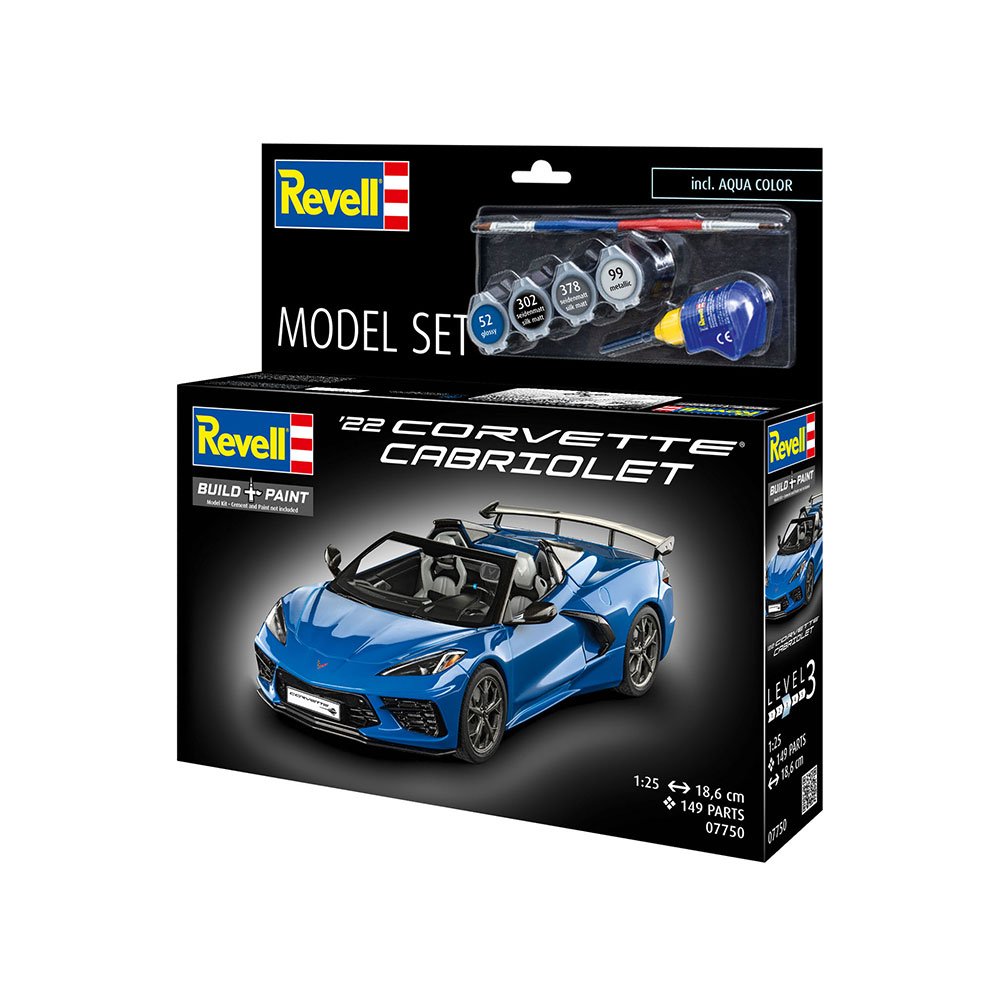 Revell 67750 1/25 Corvette C8 Cabriolet Model Set