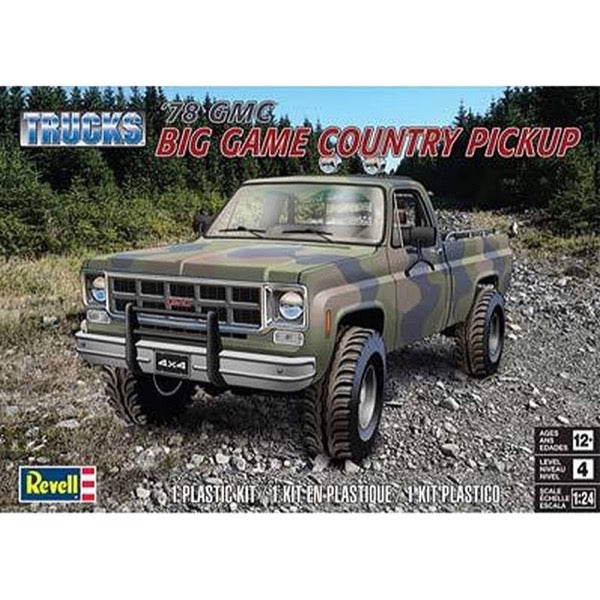 Revell 17226 1/24 1978 GMC Big Game Country Pickup Plastic Model Kit