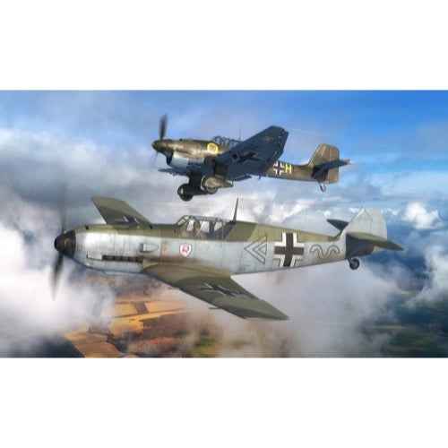 Revell 73770 1/144 Messerschmitt Bf109E & Ju87B Stuka Starter Kit