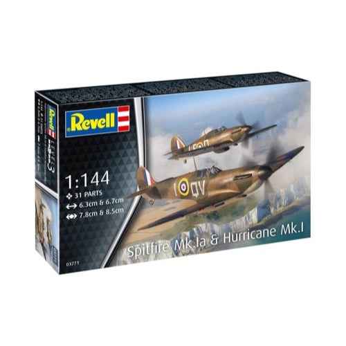 Revell 73771 1/144 Spitfire Mk.Ia & Hurricane Mk.I Starter Kit