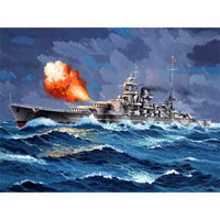 Revell 75181 1/1200 Battleship Gneisenau Starter Kit