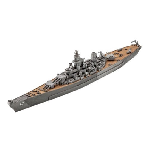 Revell 75183 1/1200 Battleship Uss New Jersey Starter Kit