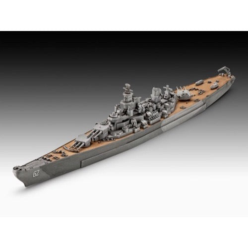 Revell 75183 1/1200 Battleship Uss New Jersey Starter Kit