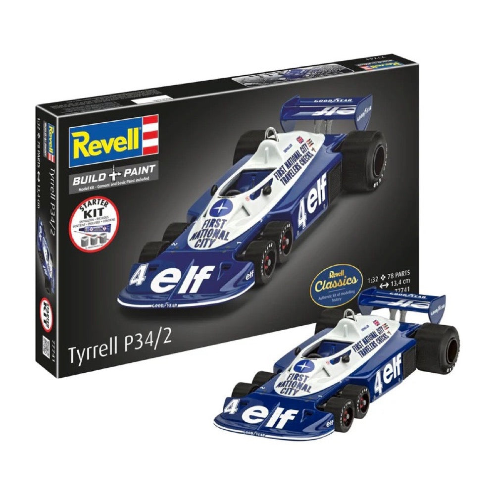 Revell 77741 1/32 Tyrrell P34/2 6-Wheeler Starter Kit