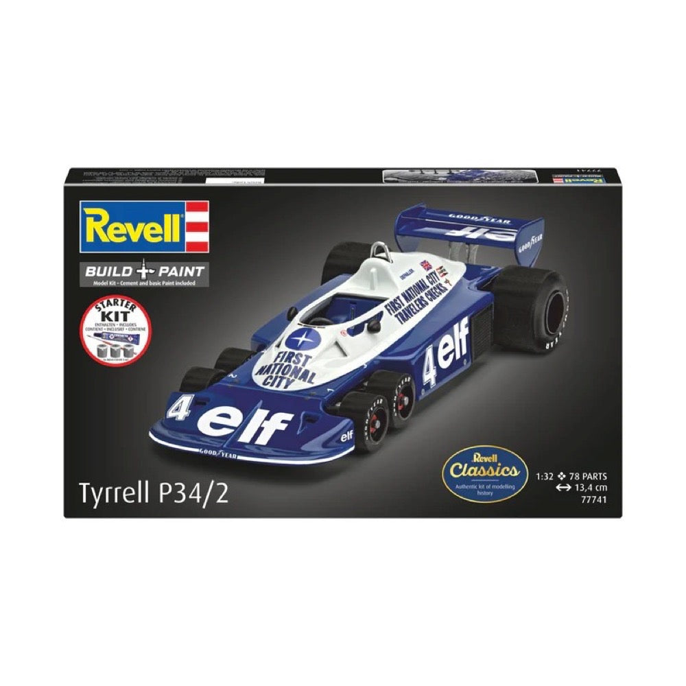 Revell 77741 1/32 Tyrrell P34/2 6-Wheeler Starter Kit