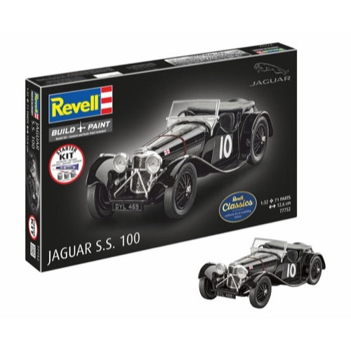 Revell 77752 1/32 Jaguar SS 100 Starter Kit