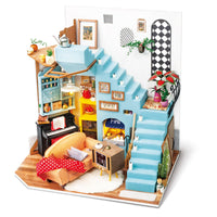 Robotime DIY Mini House Joys Peninsula Living Room
