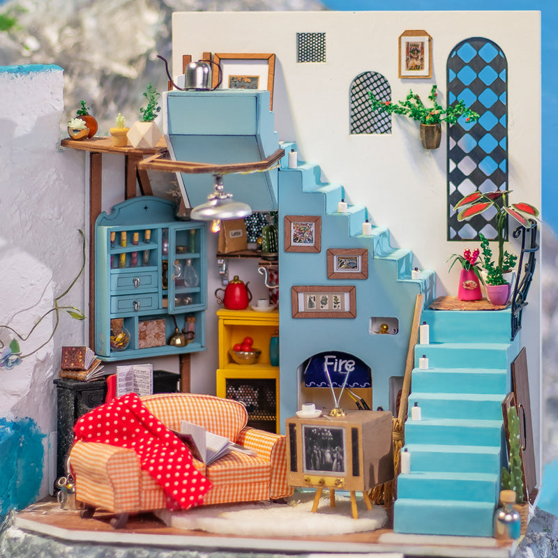 Robotime Rolife DIY Mini House Joys Peninsula Living Room
