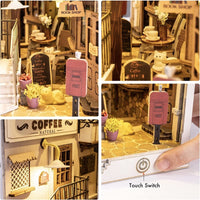 Robotime Rolife DIY Bookends Sunshine Town 6946785117714