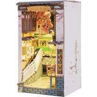 Robotime Rolife DIY Bookends Sakura Densya 6946785117745