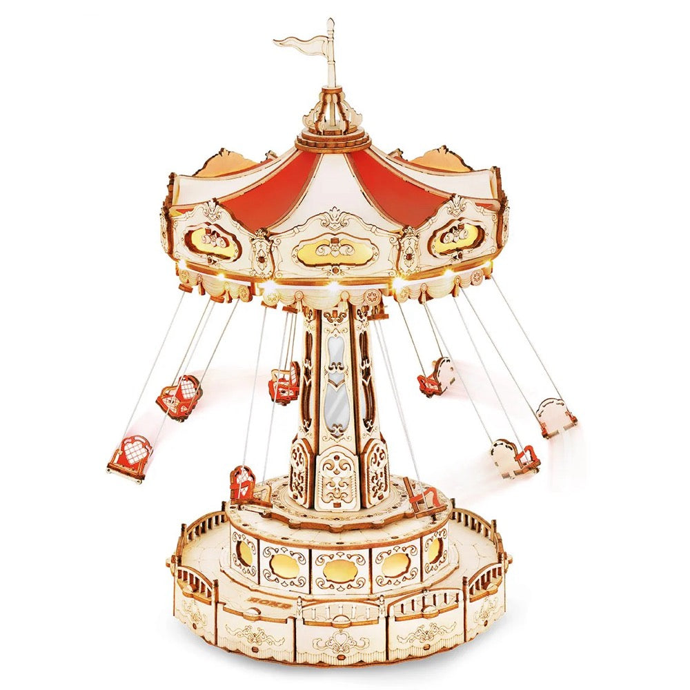 Robotime DIY Swing Ride Amusement Park