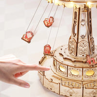 Robotime DIY Swing Ride Amusement Park