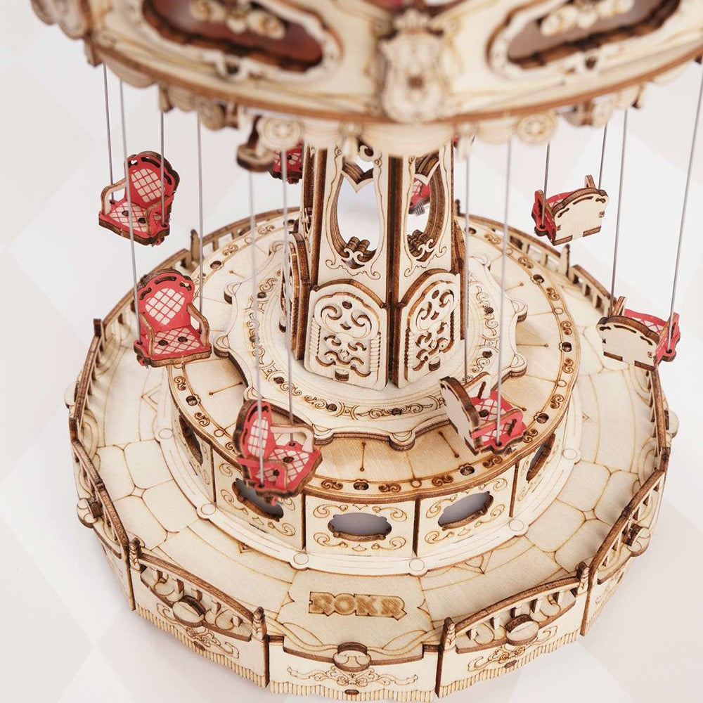 Robotime DIY Swing Ride Amusement Park