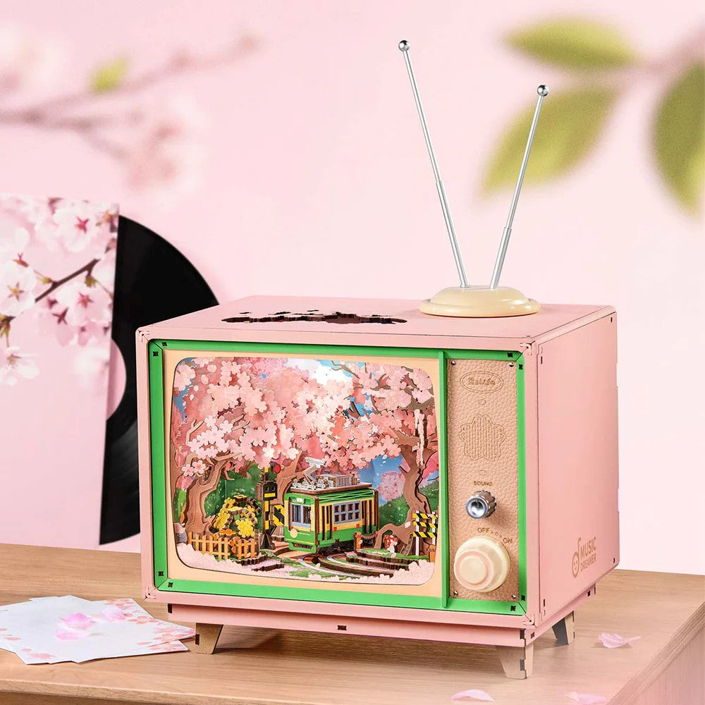 Robotime Rolife Music Box Sakura Dreamy Tour