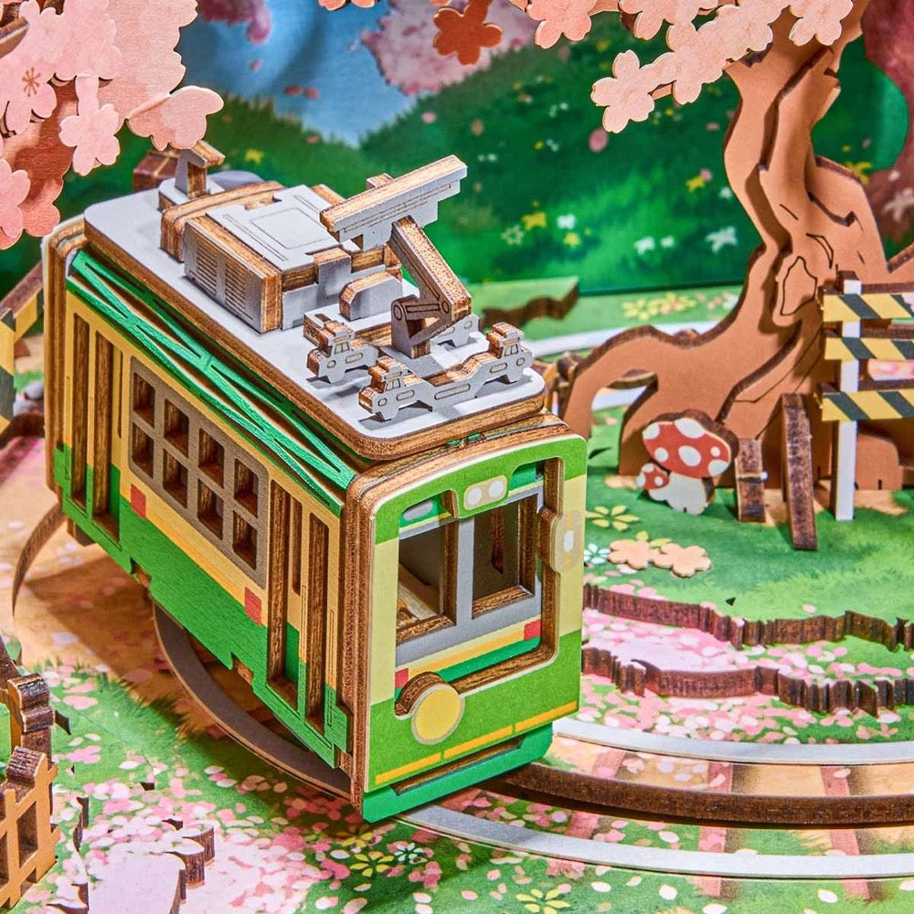 Robotime Rolife Music Box Sakura Dreamy Tour