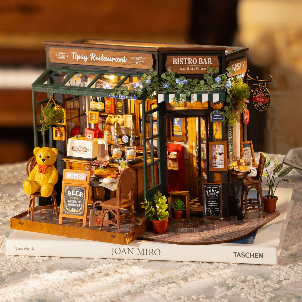 Robotime Rolife DIY Mini House Tipsy Restaurant