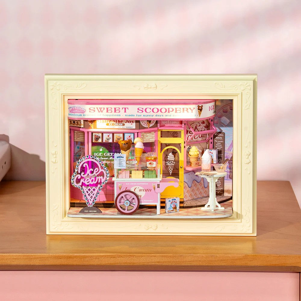 Robotime Rolife DIY Framed Sweet Scoopery Ice Cream